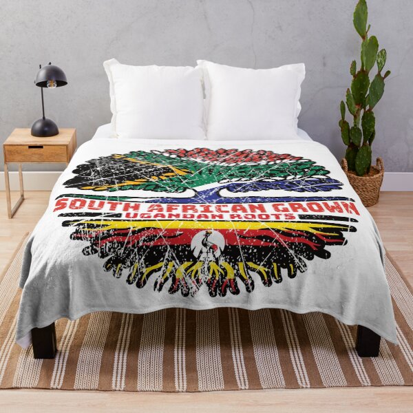 Item preview, Uganda Ugandan South African South Africa Tree Roots Flag designed and sold by FlagX.