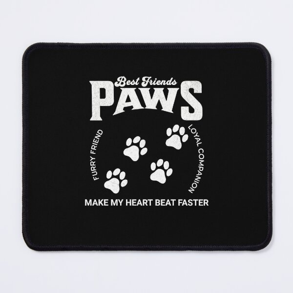 Item preview, PAWS Make My Heart Beat Faster designed and sold by InspireHubWear.