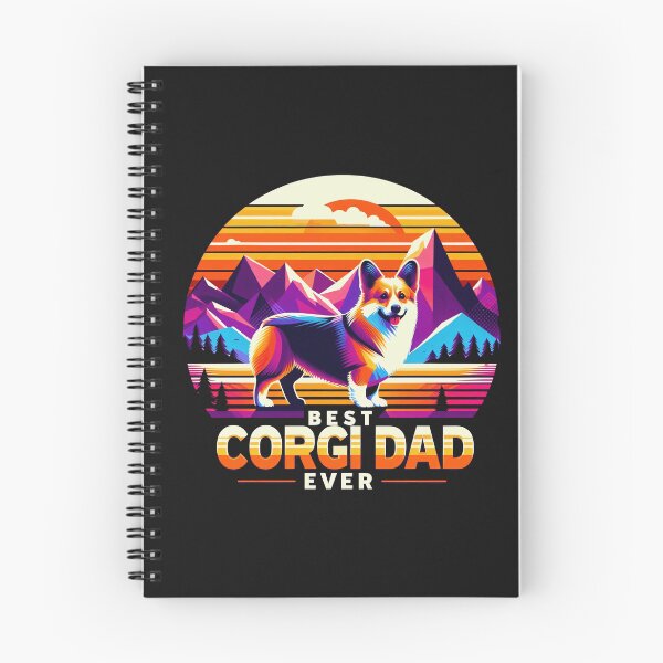 Item preview, Retro Corgi Artwork for Doting Dog Dads designed and sold by zoughlal.