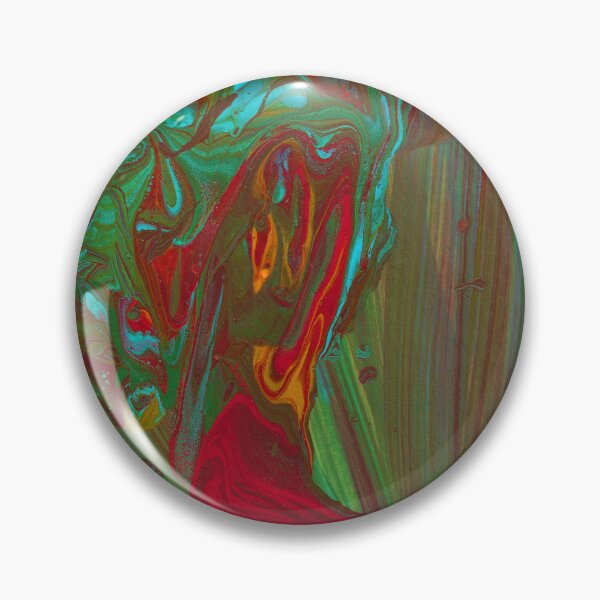 Item preview, Rags To Riches 1 Bold Green Red Acrylic Abstract designed and sold by Doug  Siegel.
