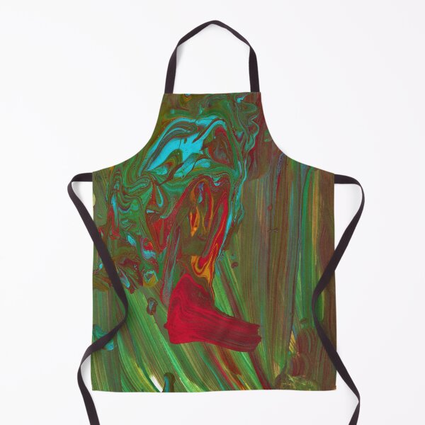 Item preview, Rags To Riches 1 Bold Green Red Acrylic Abstract designed and sold by Doug Siegel.