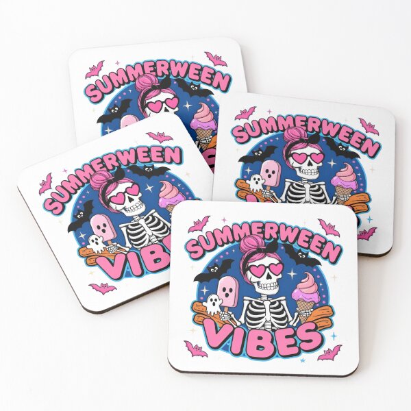 Item preview, Cute Summerween Vibes Skeleton Ice Cream Summer Vacation For Women designed and sold by VividPrints Store (+7k ⭐⭐⭐⭐⭐).