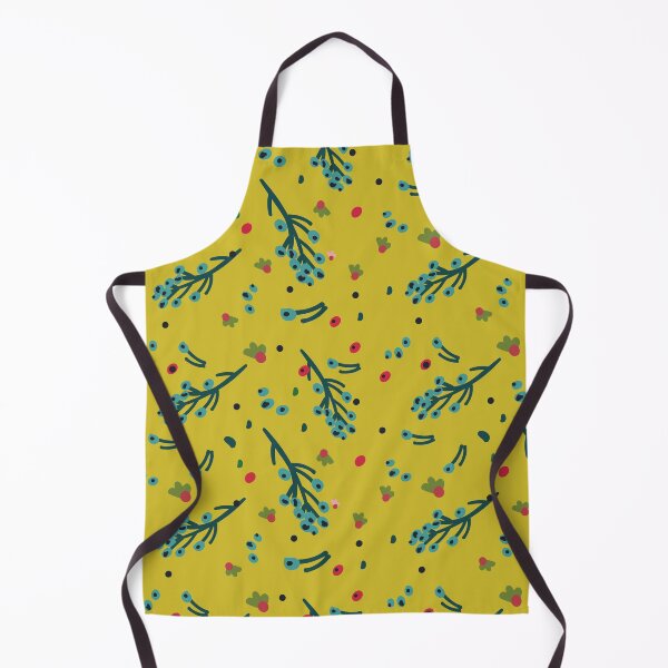 Item preview, Yellow Naive Minimal Floristic Pattern  designed and sold by Dalia Bieliūnaitė.