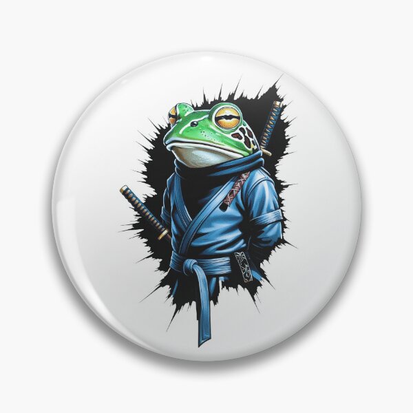 Item preview, Enigmatic Ninja Frog Logo. designed and sold by GraveKey.