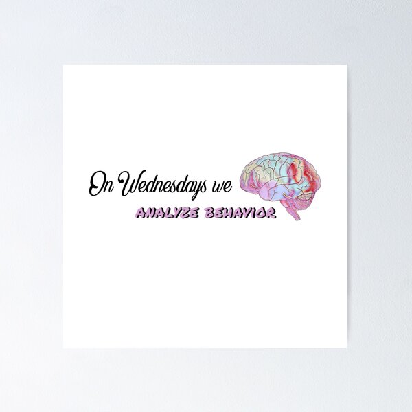 Item preview, On Wednesdays we analyze behavior  designed and sold by Tamm-art.
