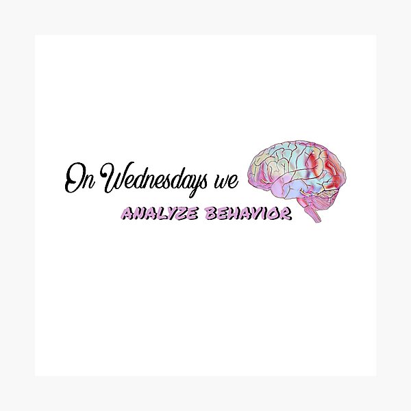 Item preview, On Wednesdays we analyze behavior  designed and sold by Tamm-art.