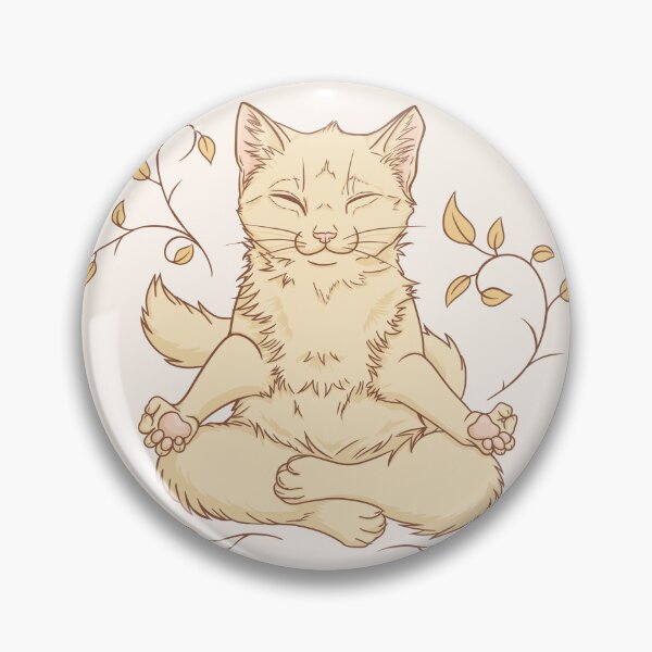 Item preview, Cat's meditation designed and sold by PlumeHarfang.