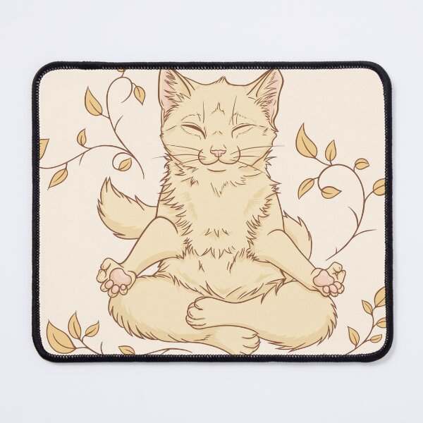 Item preview, Cat's meditation designed and sold by PlumeHarfang.