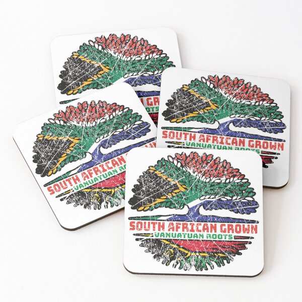 Item preview, Vanuatu Vanuatuan Vanuan South African South Africa Tree Roots Flag designed and sold by FlagX.