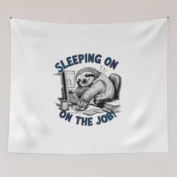 Item preview, Sleeping on the Job designed and sold by Gentle40Winks.