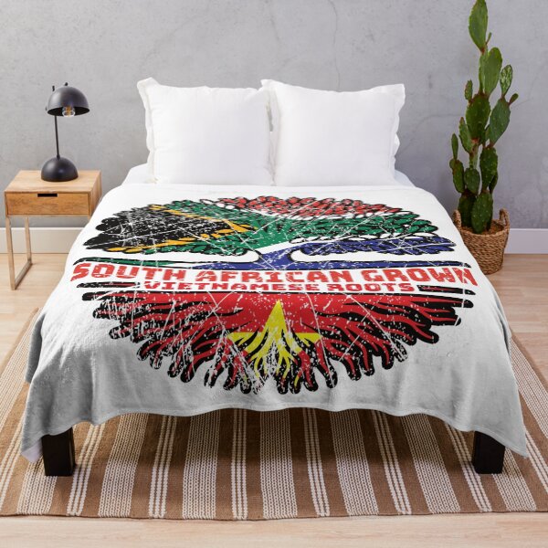 Item preview, Vietnamese Vietnam South African South Africa Tree Roots Flag designed and sold by FlagX.