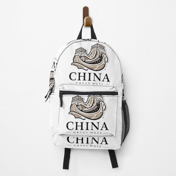 Item preview, The Great Wall of China Travel Art Badge designed and sold by RedCircleArt.
