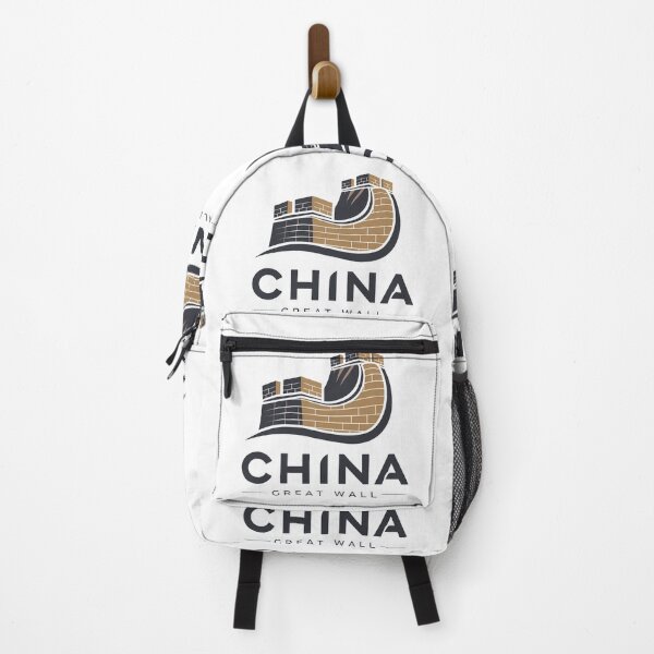 Item preview, The Great Wall of China Travel Art Badge designed and sold by RedCircleArt.
