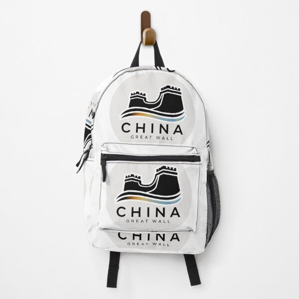 Item preview, The Great Wall of China Travel Art Badge designed and sold by RedCircleArt.
