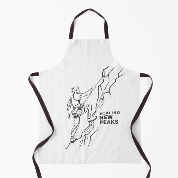 Item preview, Minimalist Line Art Climber - Scaling New Peaks designed and sold by SparroCreative.