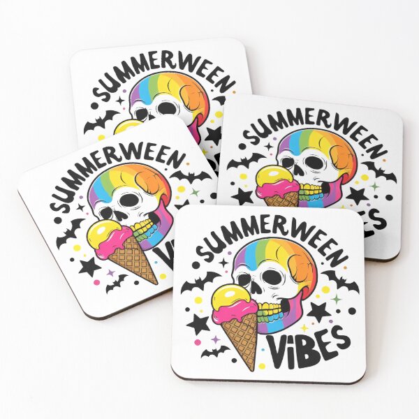 Item preview, Cute Summerween Vibes Skeleton Ice Cream Summer Vacation designed and sold by VividPrints Store (+7k ⭐⭐⭐⭐⭐).