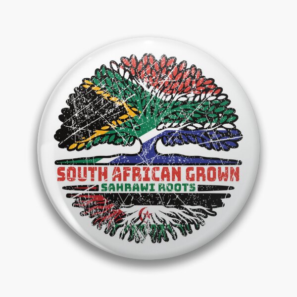 Item preview, Western Sahara Sahrawi South African South Africa Tree Roots Flag designed and sold by FlagX.