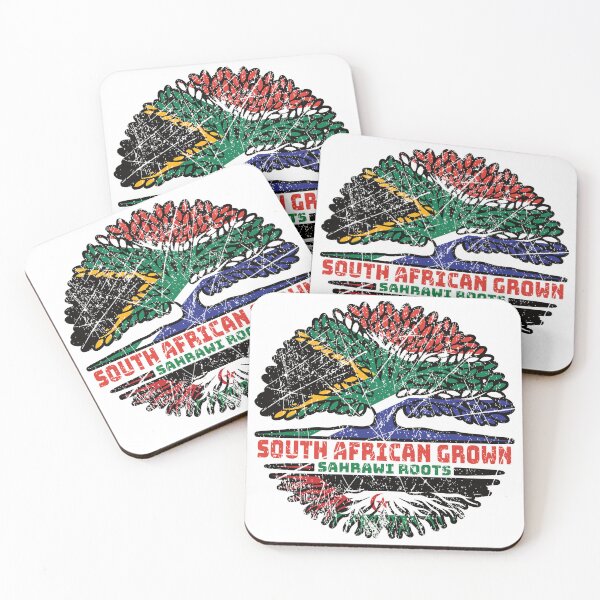 Item preview, Western Sahara Sahrawi South African South Africa Tree Roots Flag designed and sold by FlagX.