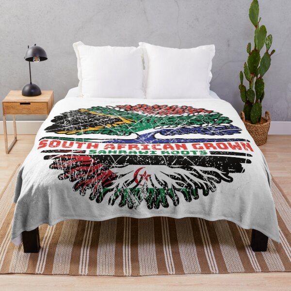 Item preview, Western Sahara Sahrawi South African South Africa Tree Roots Flag designed and sold by FlagX.