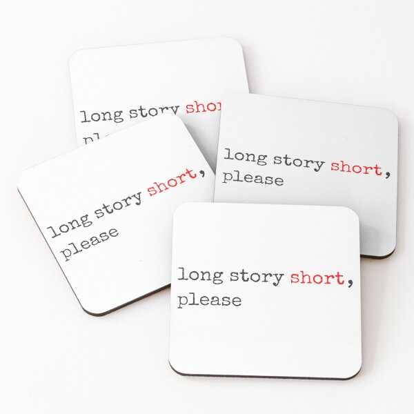 Artikelvorschau, long story short, please entworfen und verkauft von VariousGoodies.