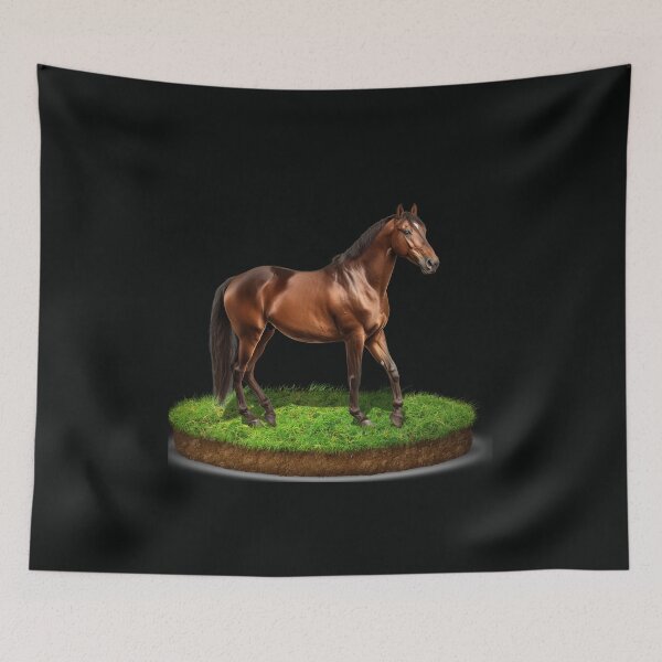 Item preview, bay. horse with black on the legs designed and sold by unicreationx.