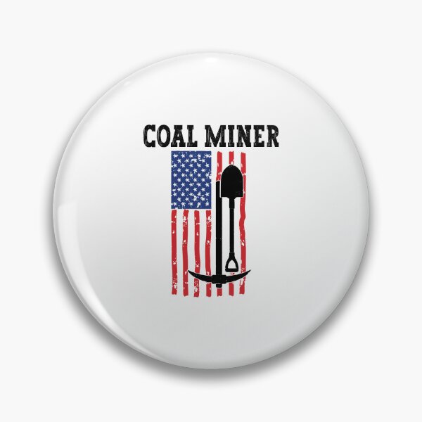 Item preview, Coal Miner Patriotic American Flag designed and sold by belladesign7.