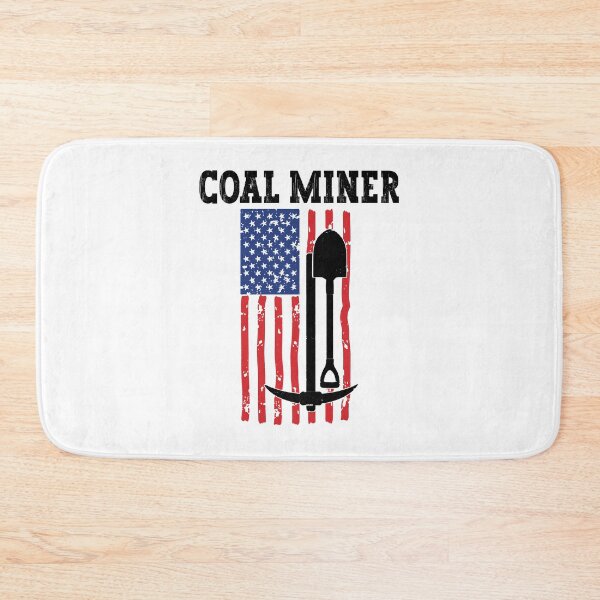 Item preview, Coal Miner Patriotic American Flag designed and sold by belladesign7.