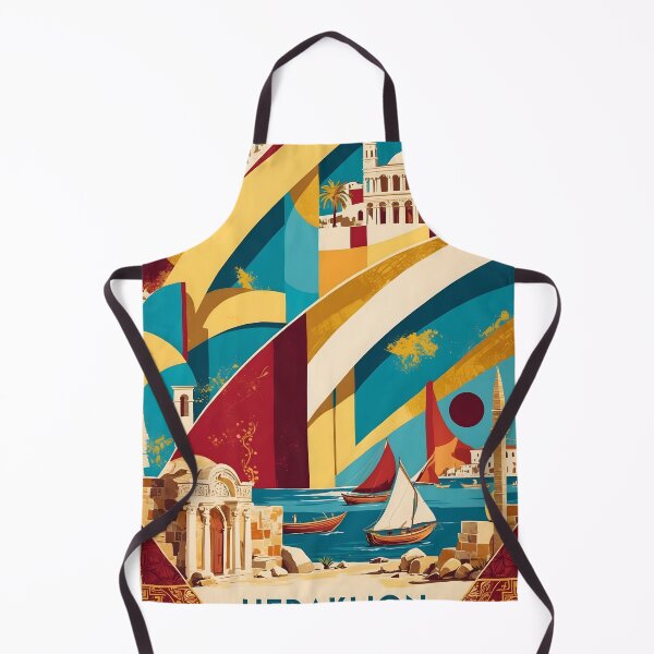 Item preview, Heraklion Greece Vintage Travel Retro Tourism designed and sold by TravelersGems.