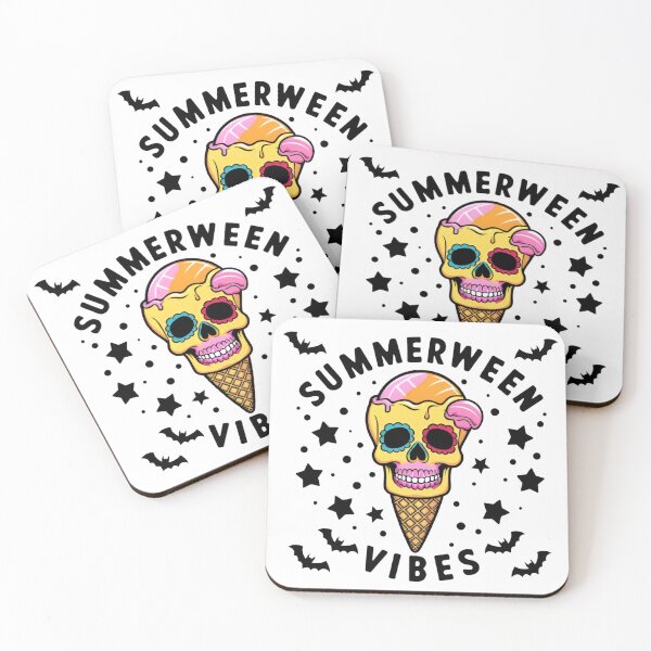 Item preview, Cute Summerween Vibes Skeleton Ice Cream Summer Vacation designed and sold by VividPrints Store (+7k ⭐⭐⭐⭐⭐).