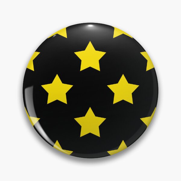 Item preview, Yellow Stars Black Background Pattern Design designed and sold by PatternTitan.
