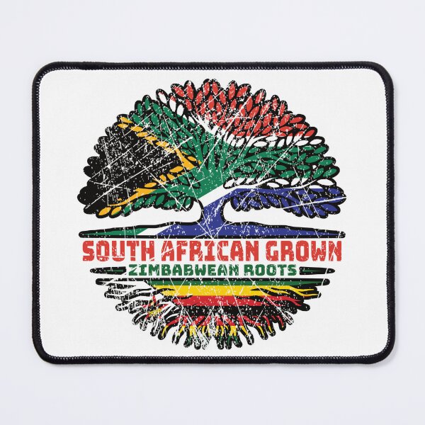 Item preview, Zimbabwe Zimbabwean South African South Africa Tree Roots Flag designed and sold by FlagX.