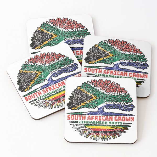 Item preview, Zimbabwe Zimbabwean South African South Africa Tree Roots Flag designed and sold by FlagX.