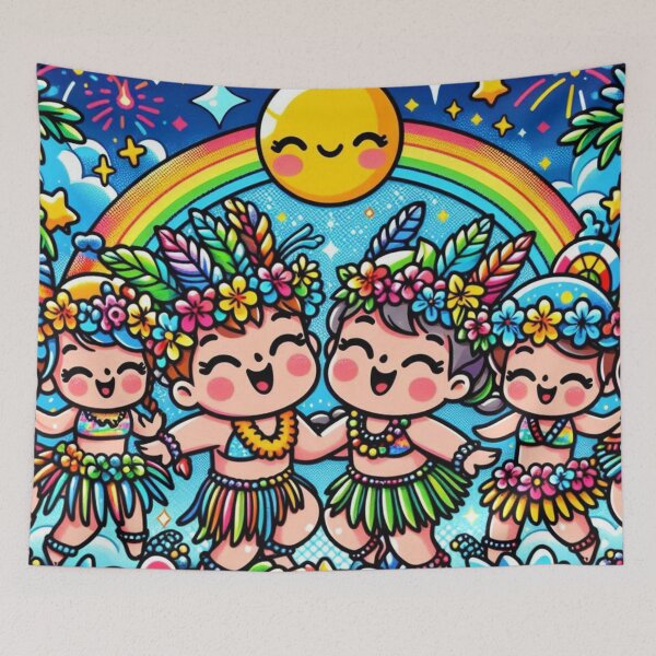 Item preview, Enchanting Hula Kids - 084 designed and sold by sagaofsilence.