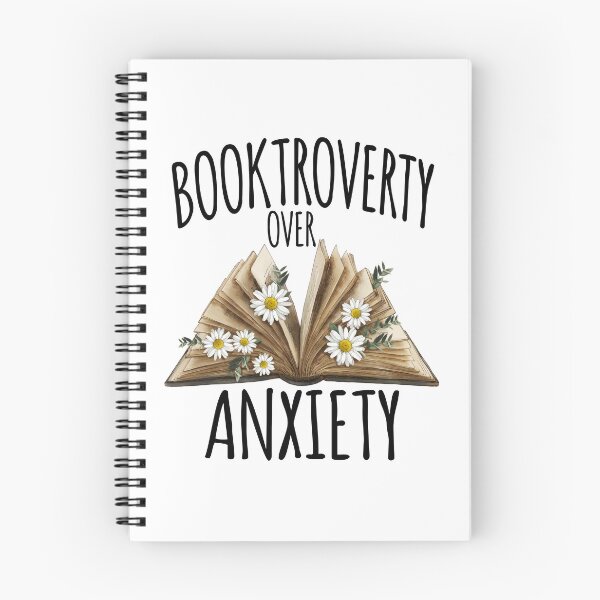Item preview, Booktroverty Over Anxiety Books Lover designed and sold by HappyArts90.