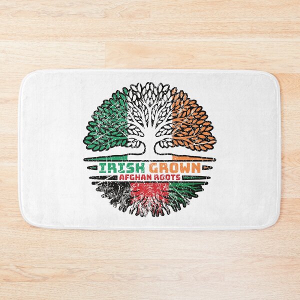 Item preview, Afghanistan Afghan Irish Ireland Tree Roots Flag designed and sold by FlagX.