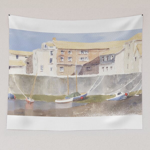 Item preview, Falmouth harbour mixed media painting for charity designed and sold by JayTCee.
