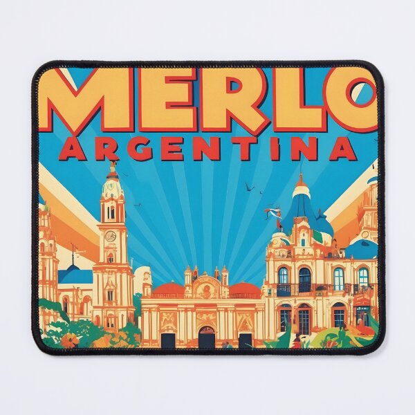 Item preview, Merlo Argentina Vintage Travel Tourism  designed and sold by TravelersGems.