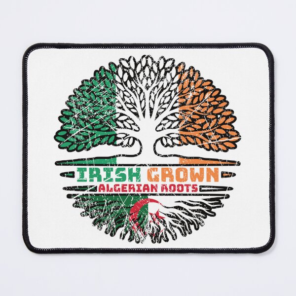 Item preview, Algeria Algerian Irish Ireland Tree Roots Flag designed and sold by FlagX.