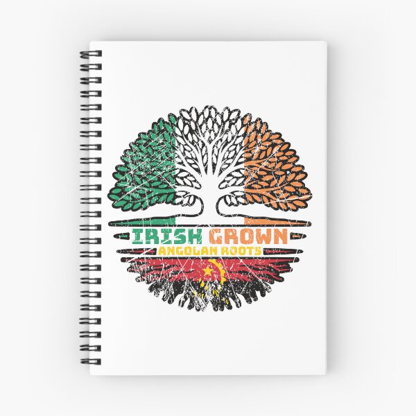 Item preview, Angola Angolan Irish Ireland Tree Roots Flag designed and sold by FlagX.