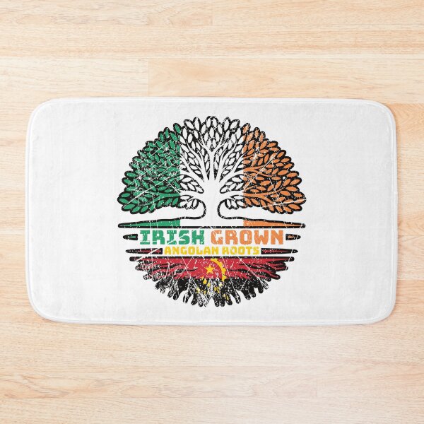Item preview, Angola Angolan Irish Ireland Tree Roots Flag designed and sold by FlagX.