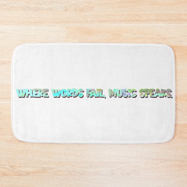 Item preview, Where Words Fail, Music Speaks designed and sold by GrizzlyCollective.