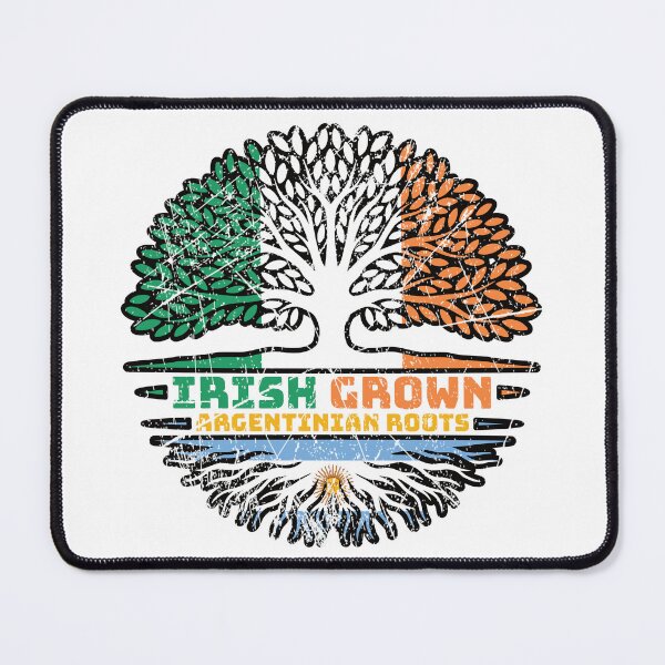 Item preview, Argentina Argentine Argentinean Argentinian Irish Ireland Tree Roots Flag designed and sold by FlagX.