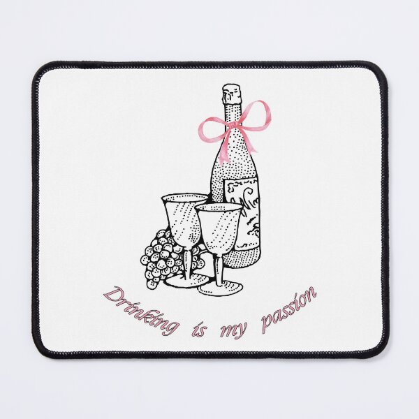 Item preview, Drinking is my style coquette style print designed and sold by Ecartofficial.