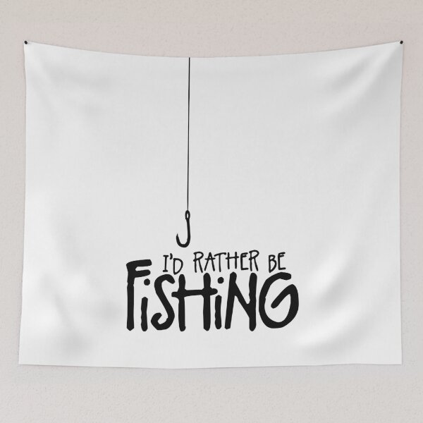 Item preview, I'd rather be Fishing Hook designed and sold by LudlumDesign.