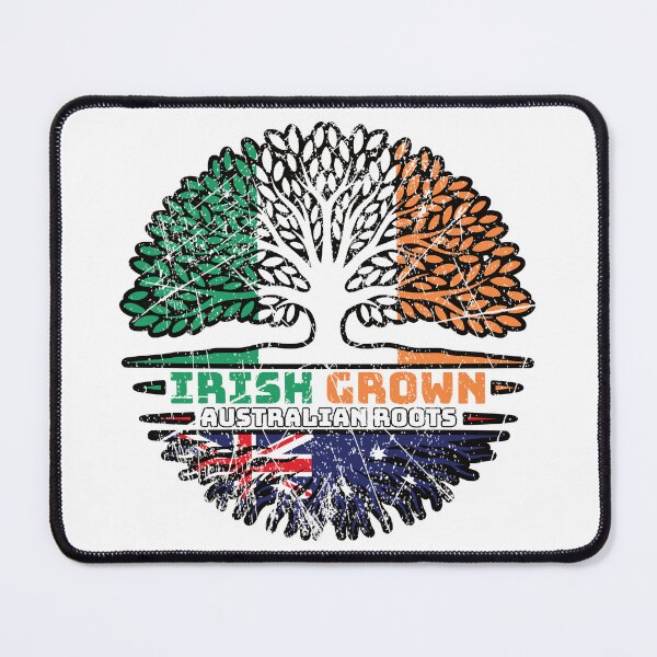Item preview, Australia Australian Irish Ireland Tree Roots Flag designed and sold by FlagX.