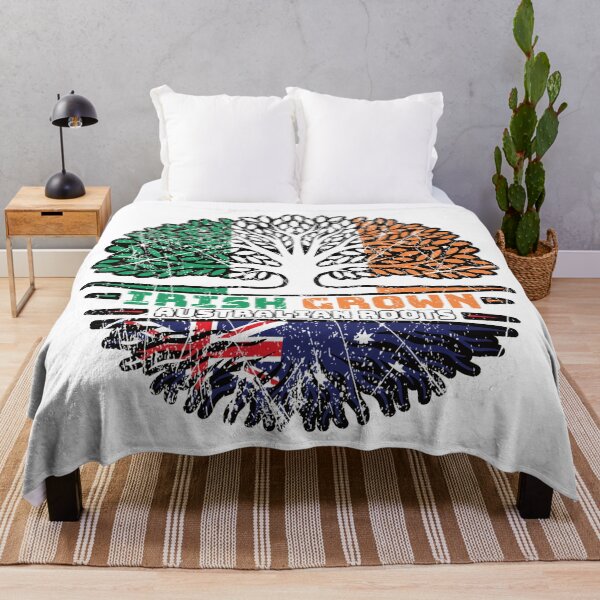 Item preview, Australia Australian Irish Ireland Tree Roots Flag designed and sold by FlagX.