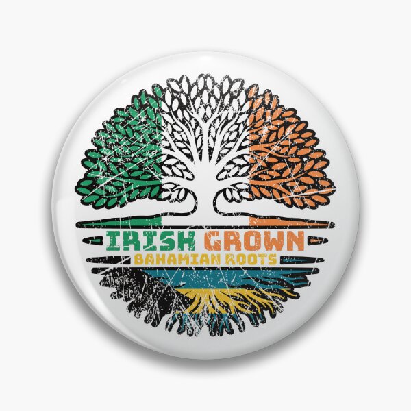 Item preview, Bahamas Bahamian Irish Ireland Tree Roots Flag designed and sold by FlagX.