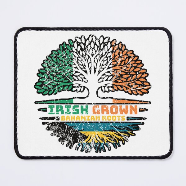 Item preview, Bahamas Bahamian Irish Ireland Tree Roots Flag designed and sold by FlagX.