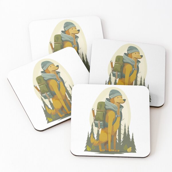 Item preview, Funny Dog Hiking Outdoor Adventure designed and sold by Wild-Co.