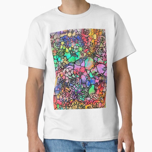 Item preview, Vibrant Floral Stained Glass designed and sold by Valerie Kelley.